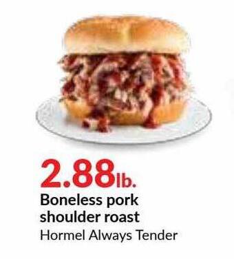 Hy-Vee Boneless Pork Shoulder Roast offer