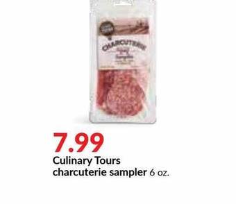 Hy-Vee Culinary Tours Charcuterie Sampler offer