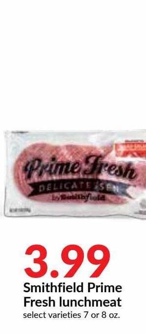 Hy-Vee Smithfield Prime Fresh Lunchmeat offer