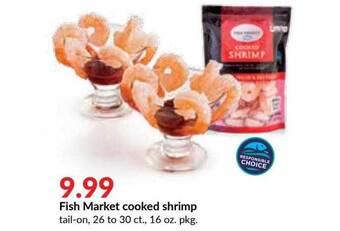 Hy-Vee Fish Market Cooked Shrimp offer