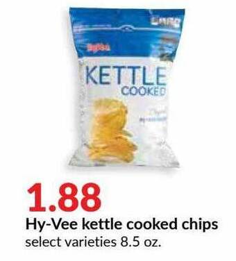 Hy-Vee Hy-Vee Kettle Cooked Chips offer