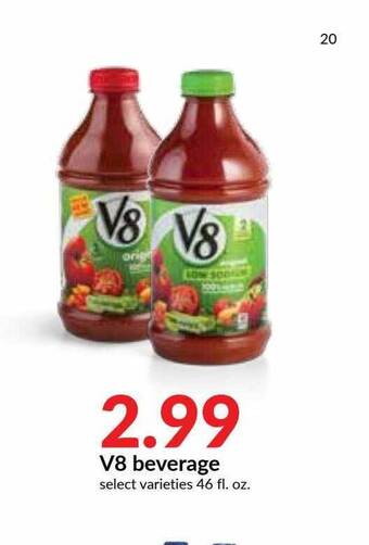 Hy-Vee V8 Beverage offer