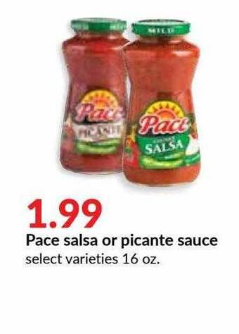 Hy-Vee Pace Salsa Or Picante Sauce offer
