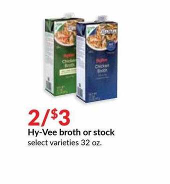 Hy-Vee Hy-Vee Broth Or Stock offer