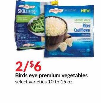 Hy-Vee Birds Eye Premium Vegetables offer