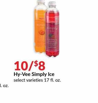 Hy-Vee Hy-Vee Simply Ice offer