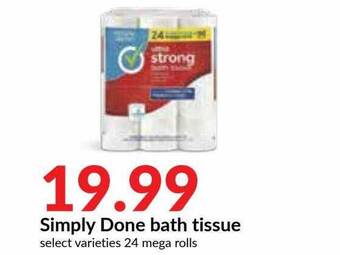 Hy-Vee Simply Done Bath Tissue offer