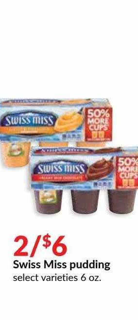 Hy-Vee Swiss Miss Pudding offer