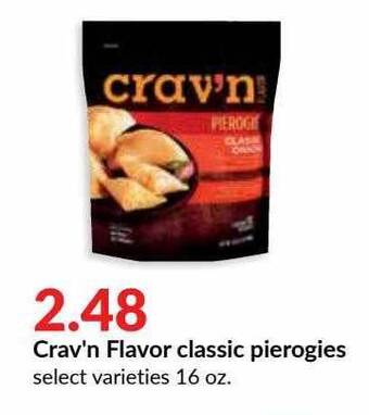 Hy-Vee Crav'n Flavor Classic Pierogies offer