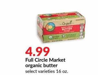 Hy-Vee Full Circle Market Organic Butter offer