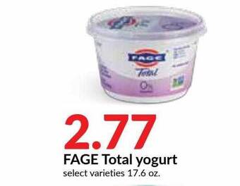 Hy-Vee Fage Total Yogurt offer