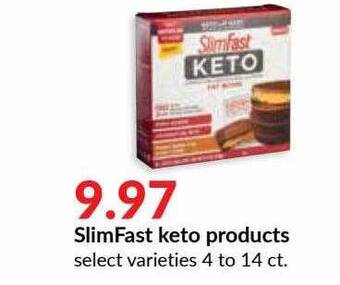Hy-Vee SlimFast Keto Products offer