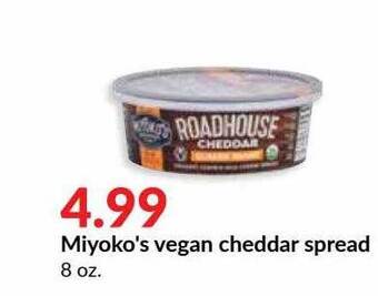 Hy-Vee Miyoko's Vegan Cheddar Spread offer