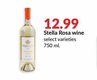 Hy-Vee Stella Rosa Wine offer