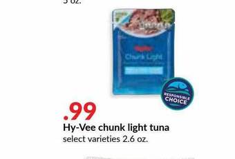 Hy-Vee Hyvee Chunk Light Tuna offer