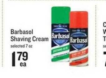 Lowes Foods Barbasol Shaving Cream offer