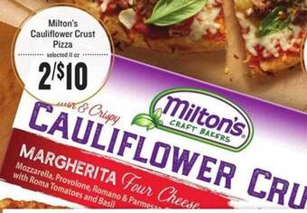 Lowes Foods Milton's Cauliflower Crust Pizza offer