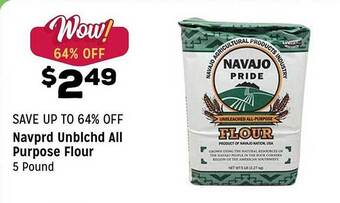Grocery Outlet Navprd Unblchd All Purpose Flour offer