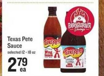 Lowes Foods Texas Pete Sauce offer