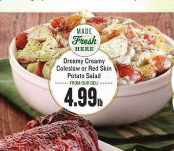 Lowes Foods Dreamy Creamy Coleslaw Or Red Skin Potato Salad offer