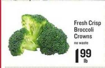 Lowes Foods Fresh Crisp Broccoli Crowns offer