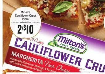 Lowes Foods Milton's Cauliflower Crust Pizza offer