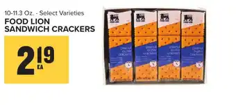 Food Lion Food Lion Sandwich Crackers offer