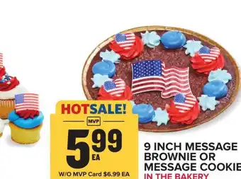 Food Lion 9 Inch Message Browniie Or Message Cookie offer