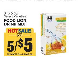 Food Lion Food Lion Drink Mix offer