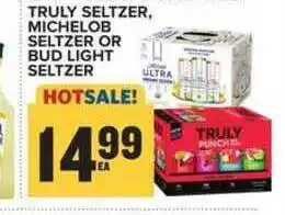 Food Lion Truly Seltzer, Michelob Seltzer Or Bud Light Seltzer offer
