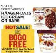 Food Lion Haagen-Dazs Ice Cream Or Bars offer