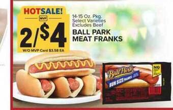 Food Lion Ball Park Meat Franks offer