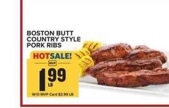 Food Lion Boston Butt Country Style Pork Ribs offer