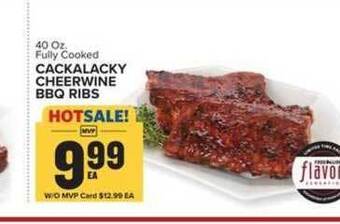 Food Lion Cackalacky Cheerwine BBQ Ribs offer