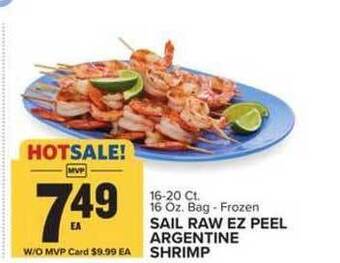 Food Lion Sail Raw Ez Peel Argentine Shrimp offer