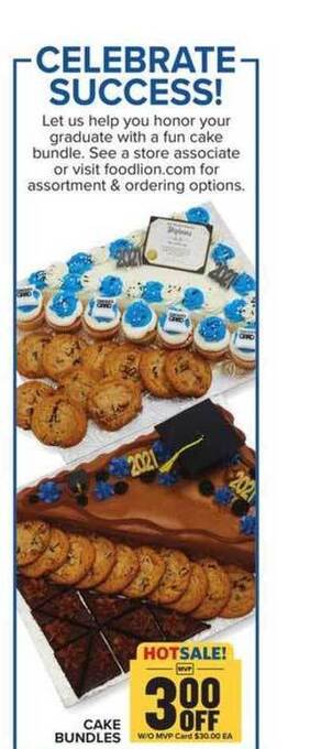 Food Lion Cake Bundles offer