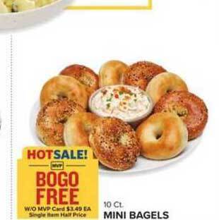 Food Lion Mini Bagels offer
