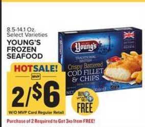 Food Lion Young's Frozen Seafood offer
