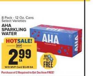 Food Lion AHA Sparkling Water offer