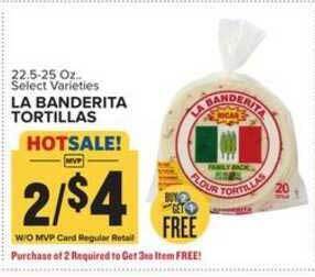 Food Lion La Banderita Tortillas offer