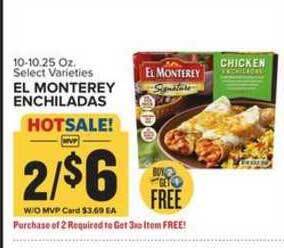Food Lion El Monterey Enchiladas offer
