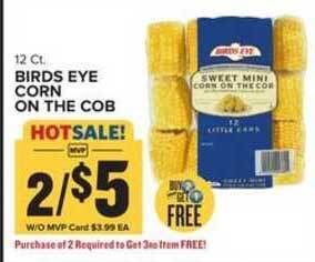 Food Lion Birds Eye Corn On The Cob offer
