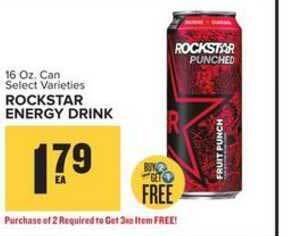 Food Lion Rockstar Energy Drink offer