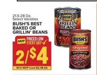 Food Lion Bush's Best Baked Or Grillin' Beans offer