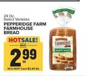 Food Lion Pepperidge Farm Farmhouse Bread offer