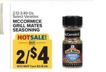 Food Lion Mccormick Grill Mates Seasoning offer