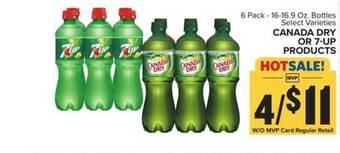 Food Lion Canada Dry Or 7-Up Products offer