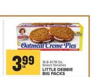 Food Lion Little Debbie Big Packs offer