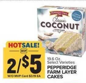 Food Lion Pepperidge Farm Layer Cakes offer