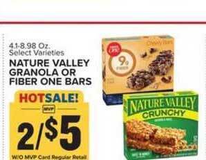 Food Lion Nature Valley Granola Or Fiber One Bars offer